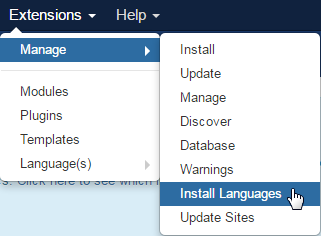 joomla 3.5 Install Language 