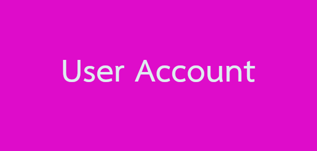 user account