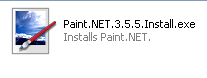 ไฟล์ติดตั้ง paint.net
